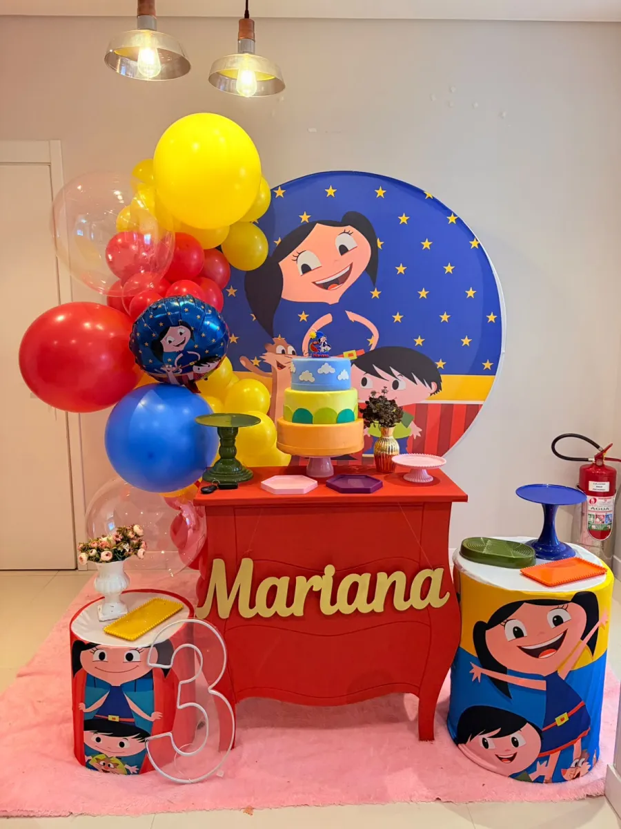 Decoração tema Show da Luna